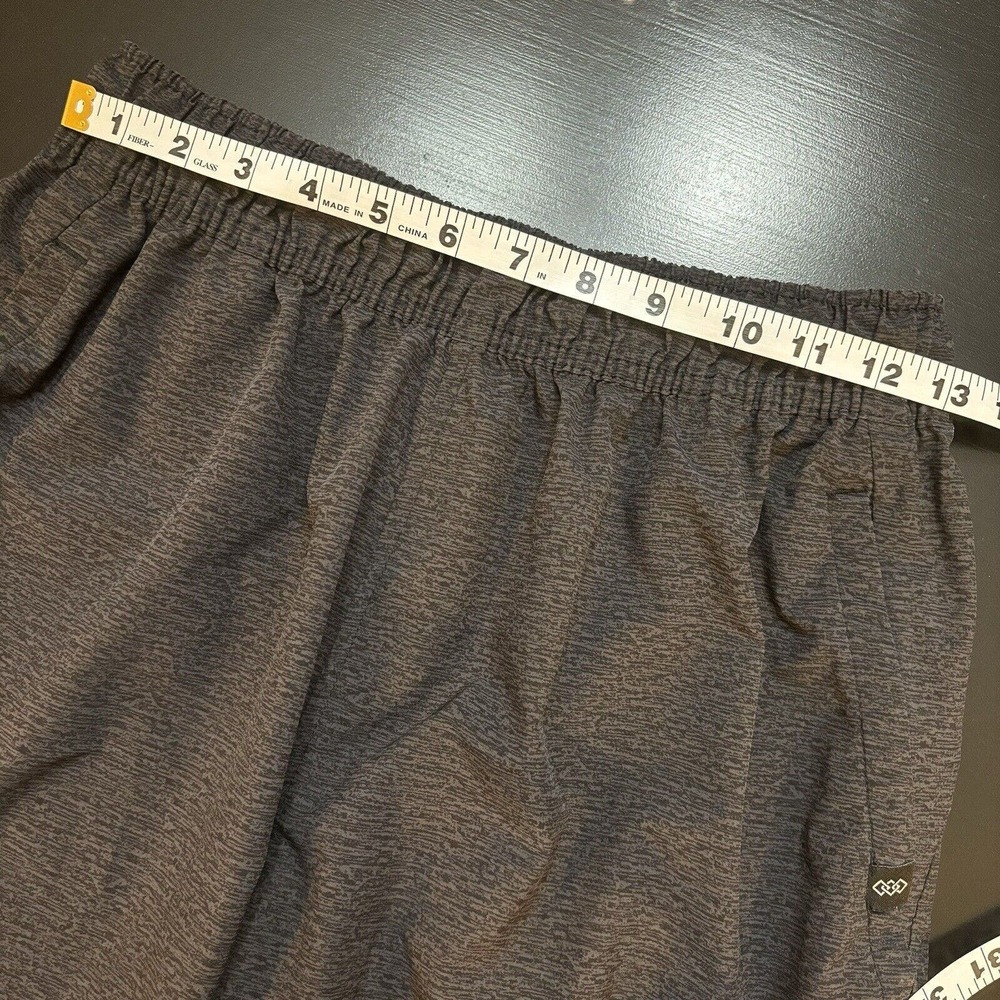 LEG3ND Men's Small 9.5" Inseam Active Shorts Gray Moisture Wicking Zip Pockets - Picture 7 of 9